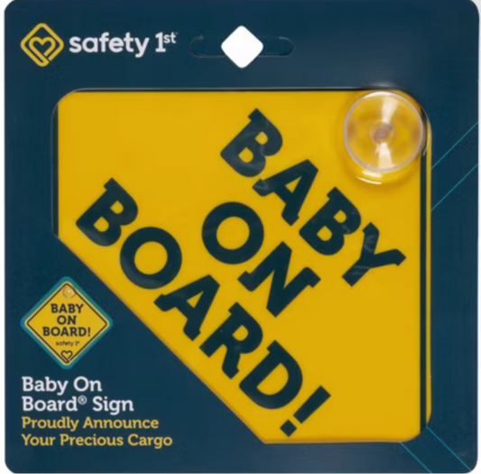 Safety 1st Baby on Board Sign