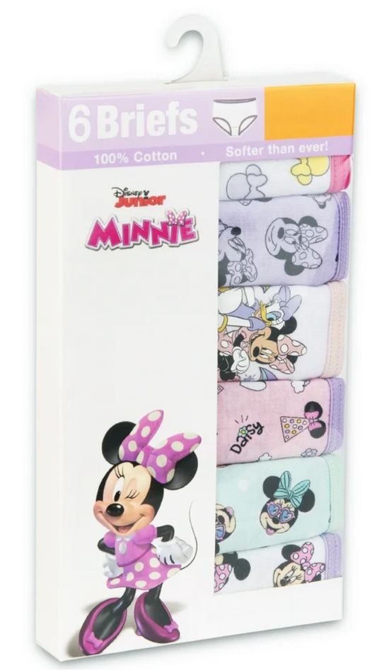 Character Toddler Girl Briefs Underwear, 6 Pack