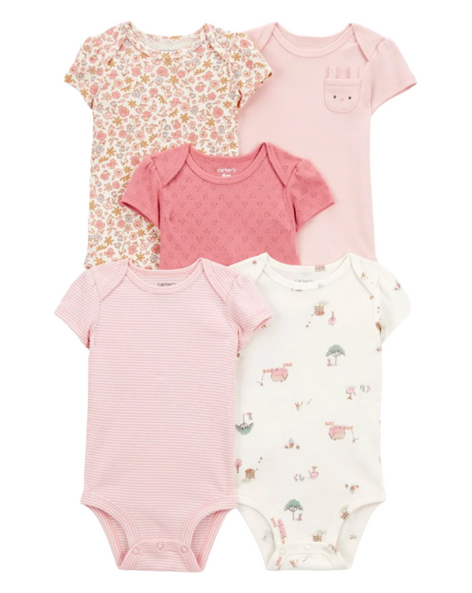 5-Pack Short Sleeve Bodysuits