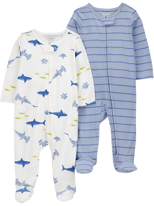 2-Way Zip Sleep Pajamas