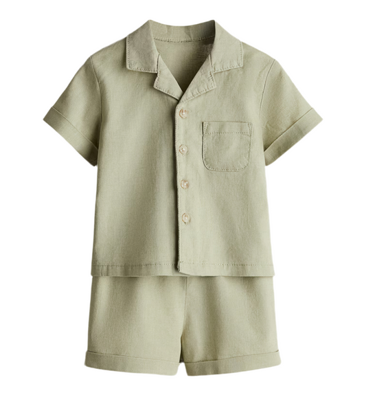 2-Piece Linen-Blend Set