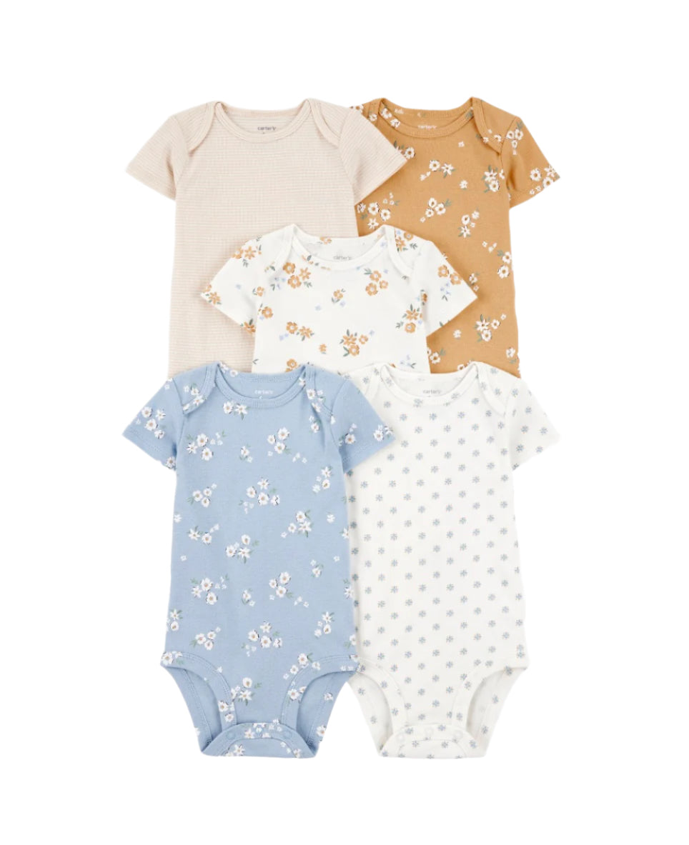 5-Pack Short Sleeve Bodysuits