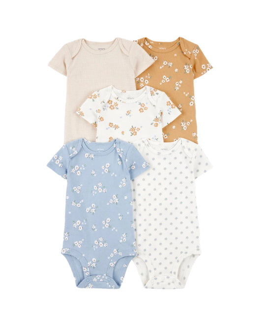 5-Pack Short Sleeve Bodysuits