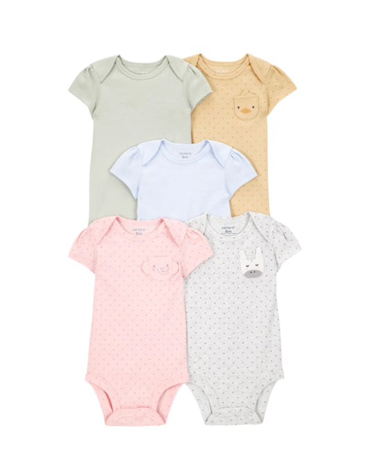 5-Pack Short Sleeve Bodysuits
