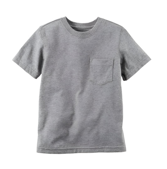 Solid Short-Sleeve Pocket Tee