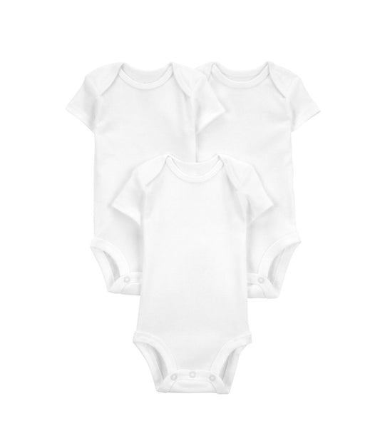 3-Piece Short Sleeve Bodysuit