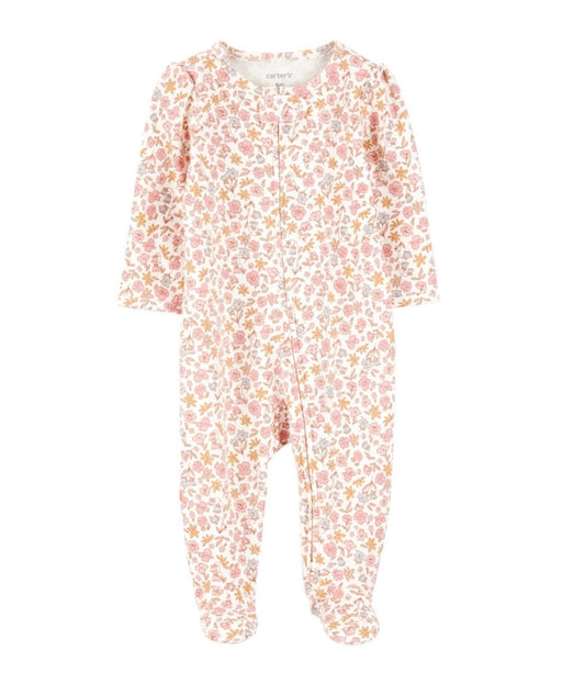 2-Way Zip Cotton Sleep Pajamas
