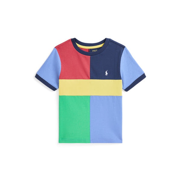 Color-Blocked Cotton Jersey Tee
