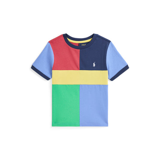 Color-Blocked Cotton Jersey Tee