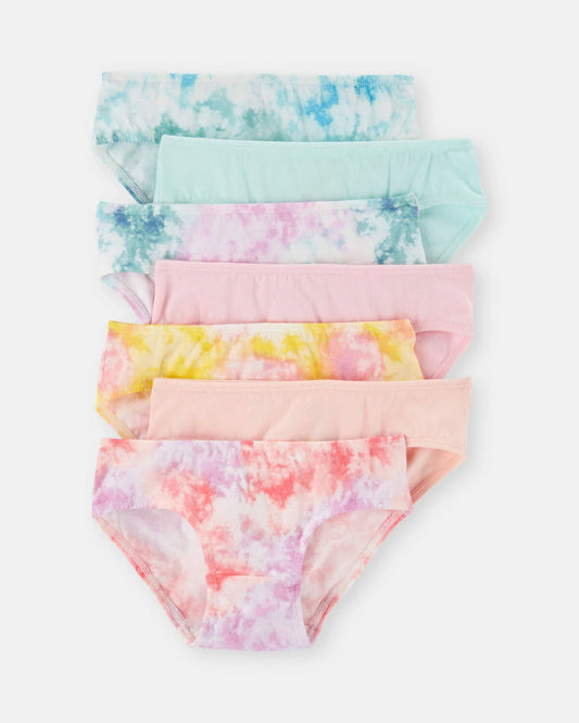 7-Pack Tie-Dye Hipster Stretch Cotton Undies