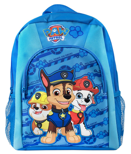 Paw Patrol Backpack (Chase, Rubble, Marshall)