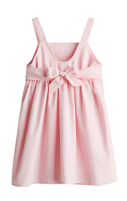 Tie-Detail Cotton Dress