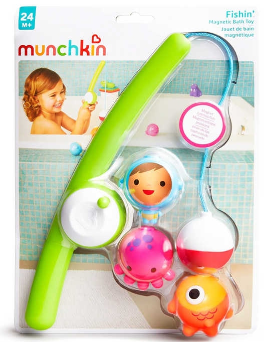 Munchkin® Fishin' Magnetic Baby and Toddler Bath Toy, 4pc Set