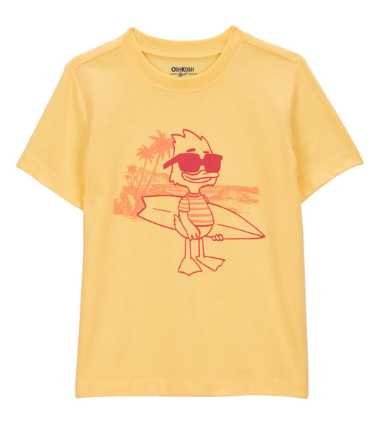 Cali Sun Surfing Duck Short-Sleeve Graphic Tee