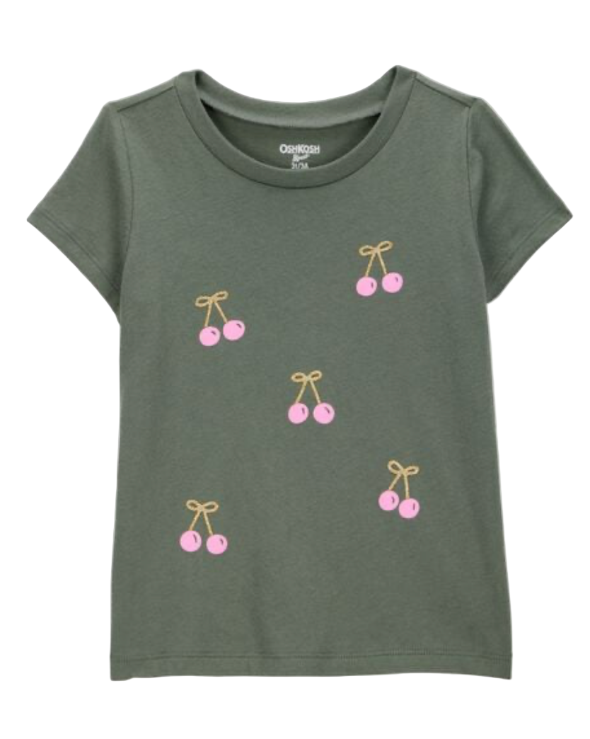 Cherry Short-Sleeve Graphic Tee