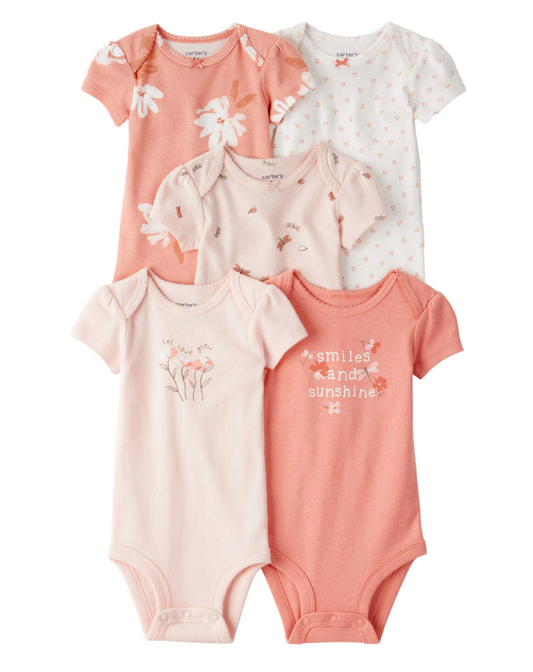 5-Pack Short-Sleeve Bodysuits