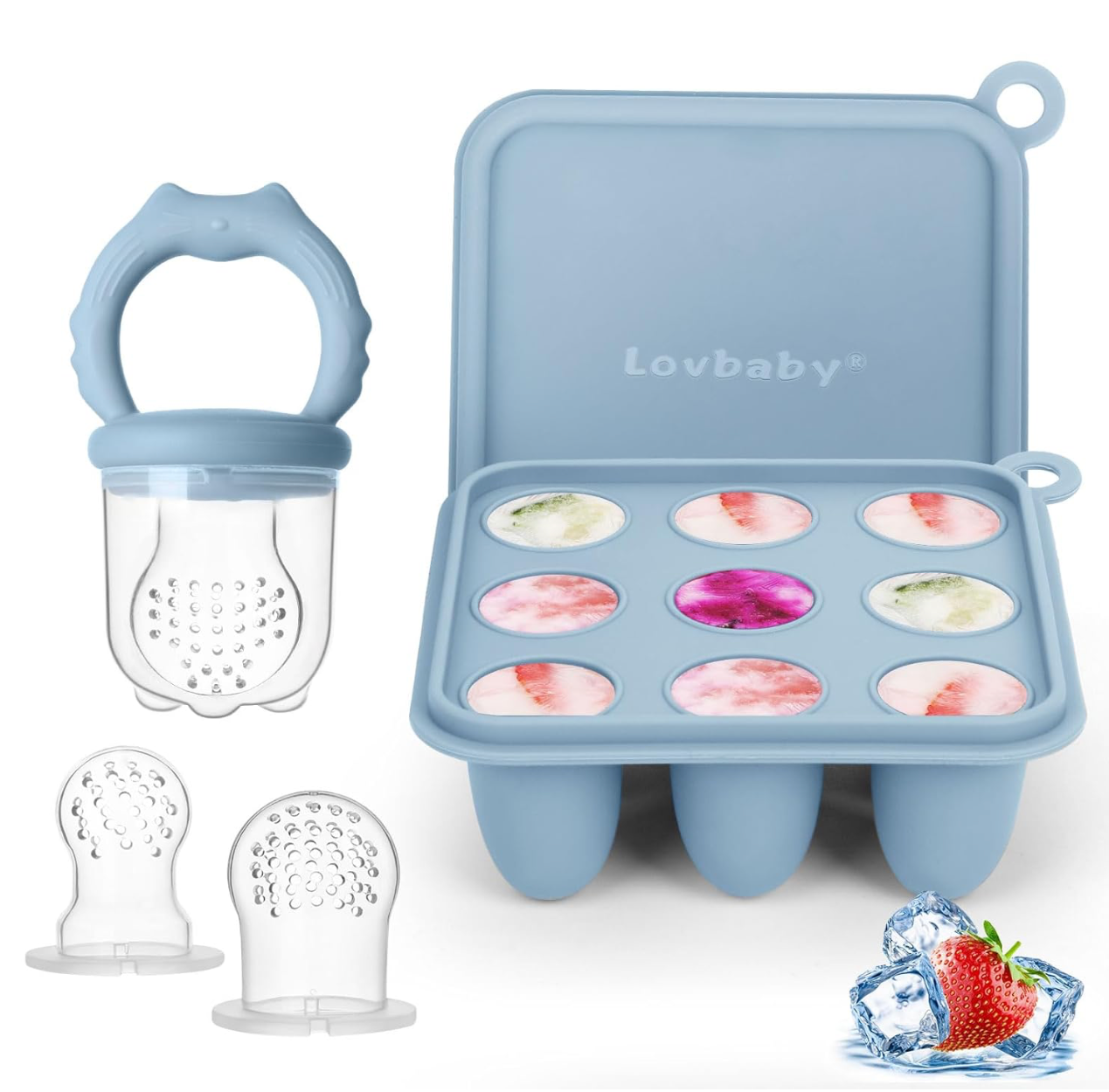 Baby Fruit, Food Feeder, Breastmilk Popsicle Molds
