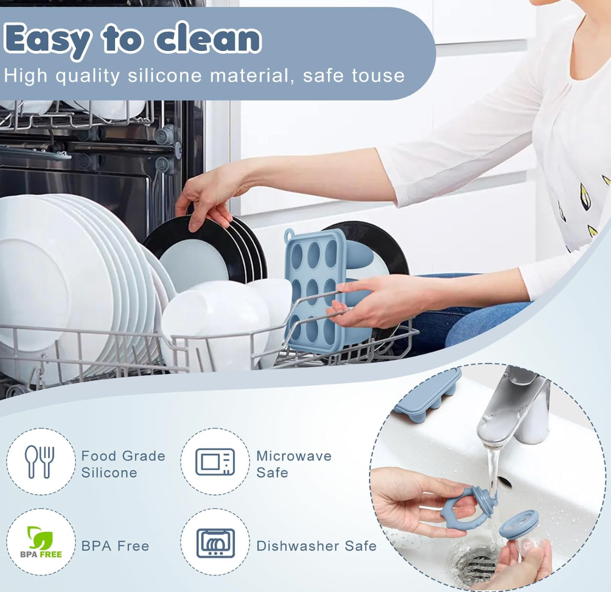 Baby Fruit, Food Feeder, Breastmilk Popsicle Molds