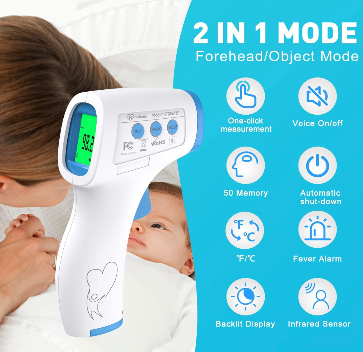 Digital Thermometer for Adults and Kids