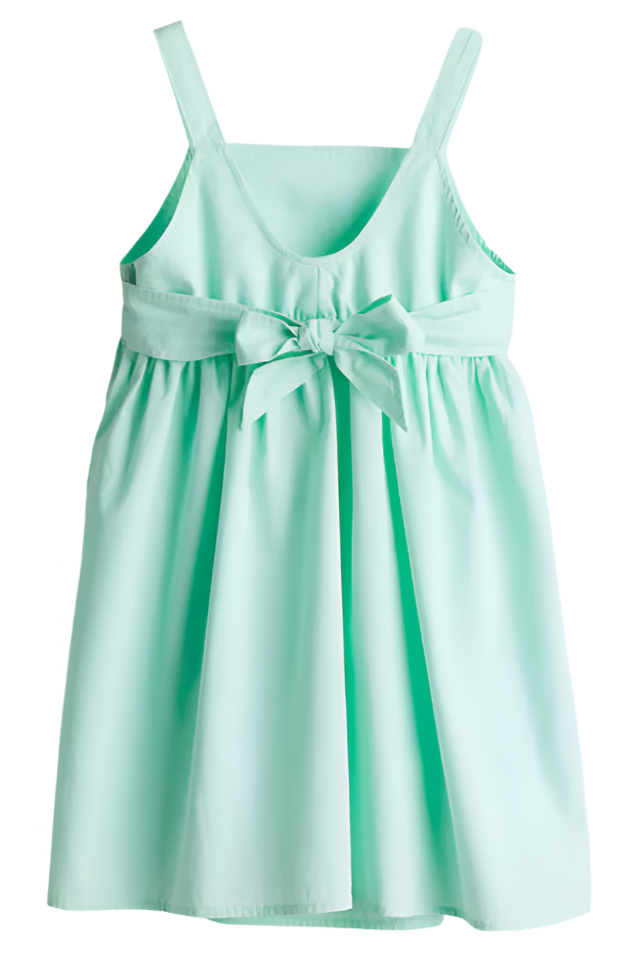 Tie-Detail Cotton Dress