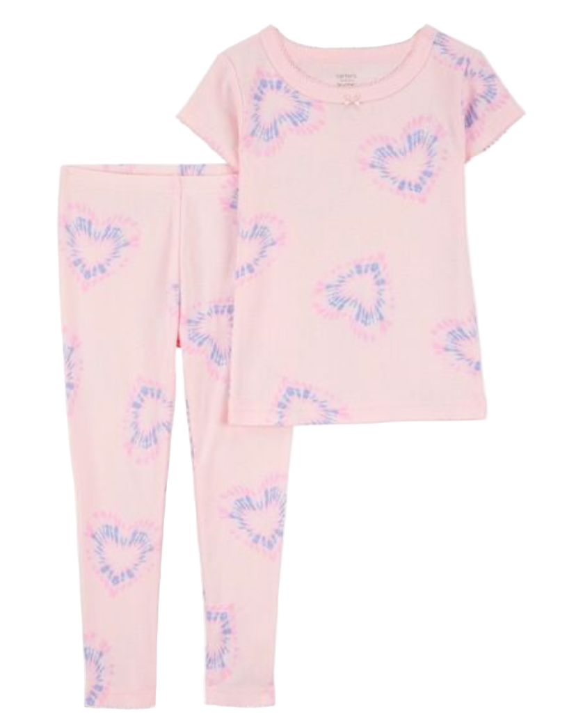 2-Piece Floral 100% Snug Fit Cotton Pajamas