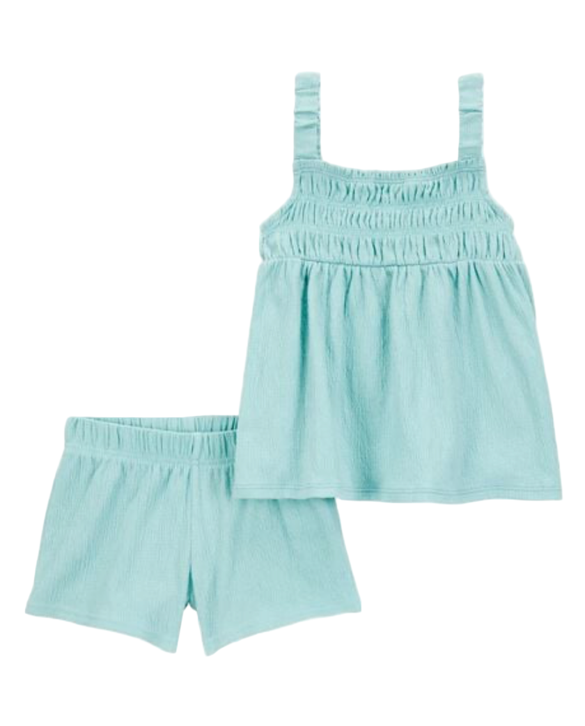 Baby 2-Piece Gauze Tank & Short Set