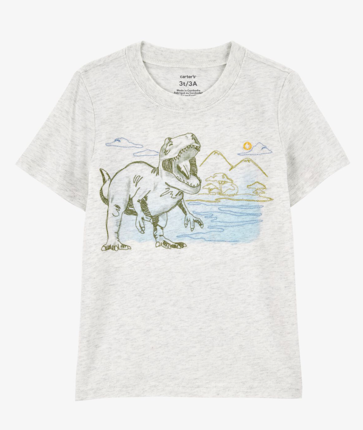 Short-Sleeve Dinosaur Tee